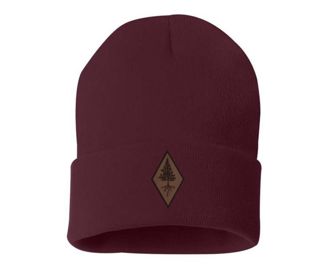 Leather Patch Toque