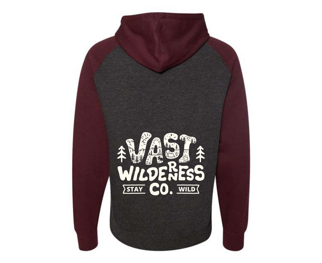 Stay Wild Raglan Hoodie