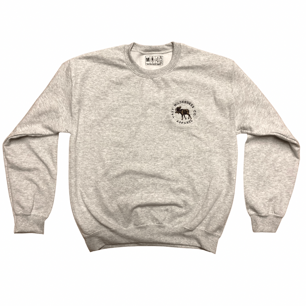 Moose Badge Crewneck